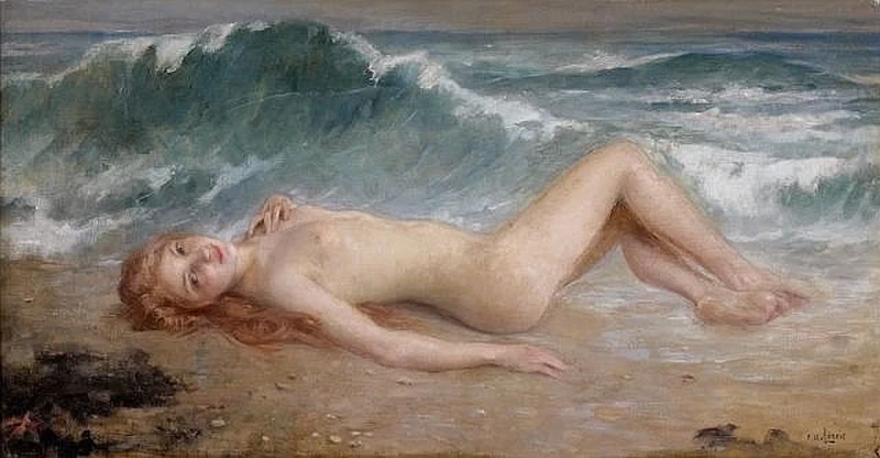 La bagnante